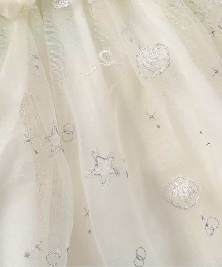 Japanese children's clothing apres les cours Shellmotif shell embroidered top 80-140cm girls summer TOPS