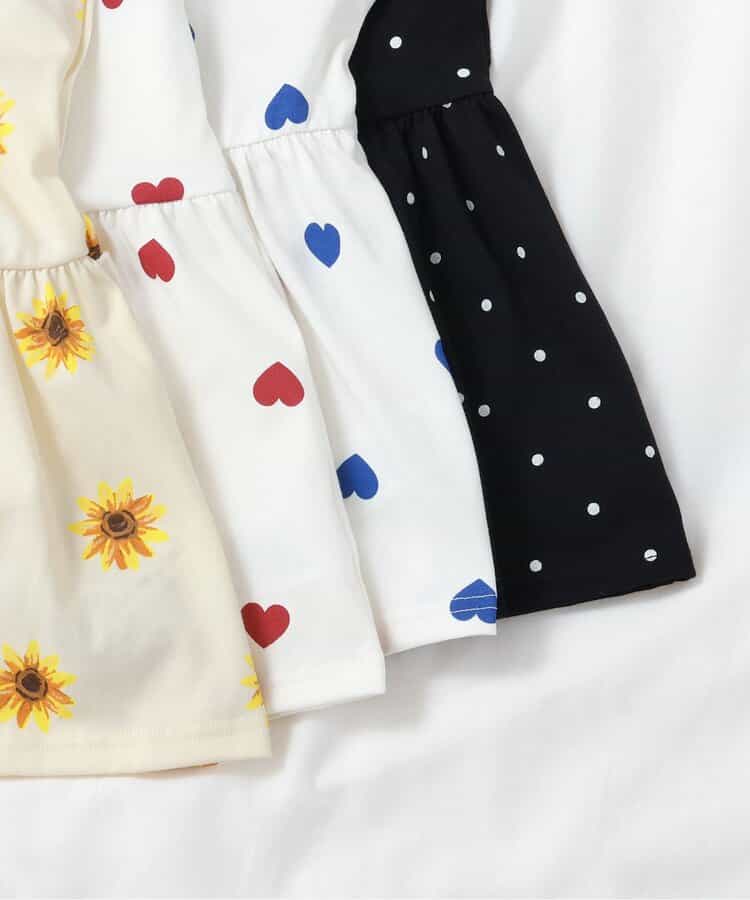 Japanese children's clothing apres les cours contact cool shoulder bow ruffle top 80-140cm girls summer TOPS