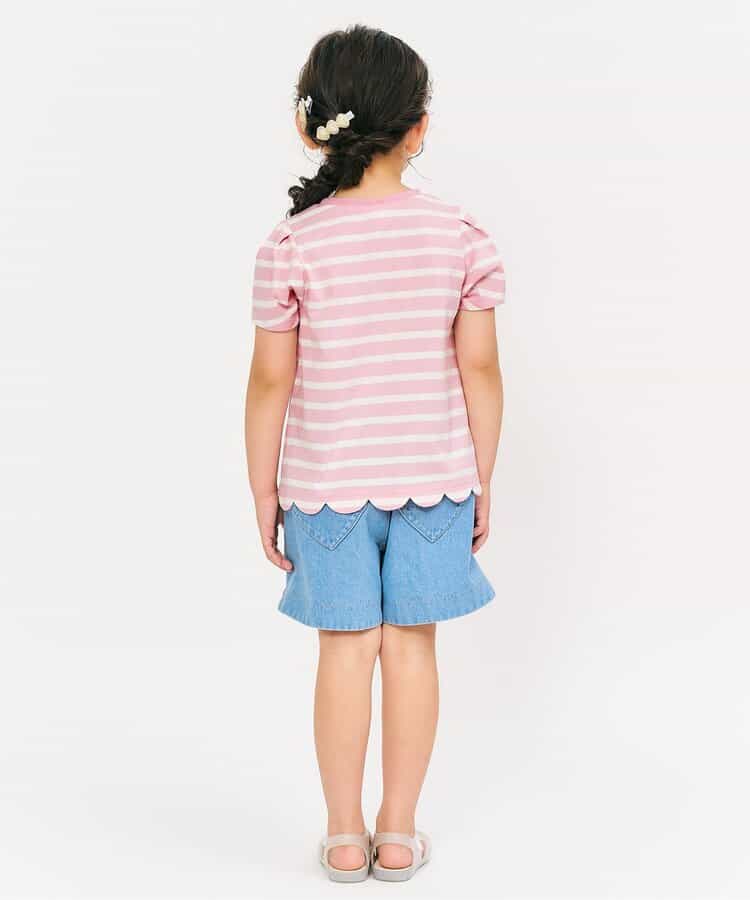 Japanese children's clothing apres les cours contact cool print top 80-140cm girls summer TOPS
