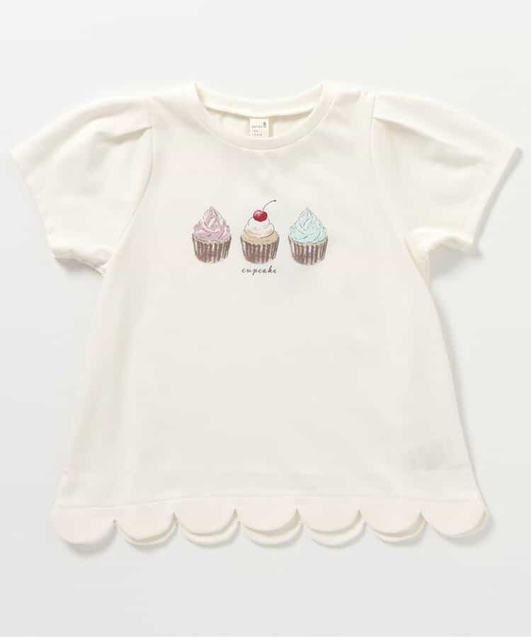 Japanese children's clothing apres les cours contact cool print top 80-140cm girls summer TOPS