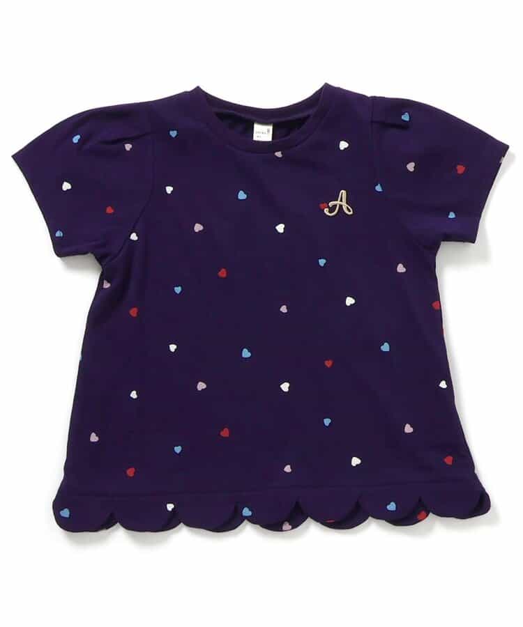 Japanese children's clothing apres les cours contact cool print top 80-140cm girls summer TOPS