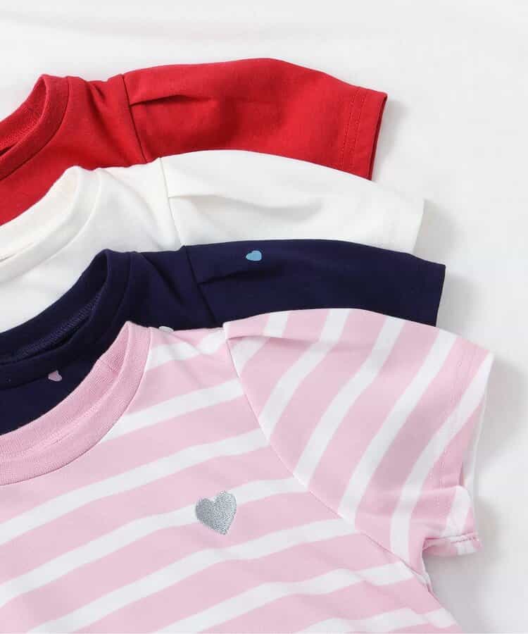 Japanese children's clothing apres les cours contact cool print top 80-140cm girls summer TOPS