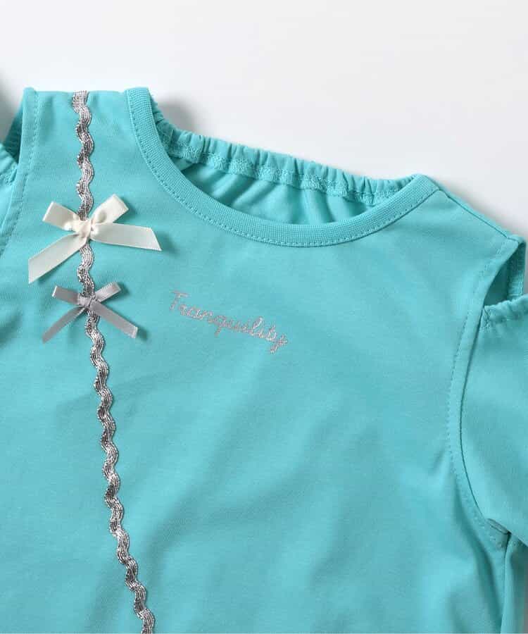 Japanese children's clothing apres les cours Shellmotif contact cool shell pocket top 80-140cm girls summer TOPS