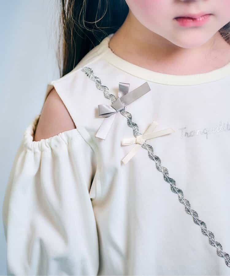 Japanese children's clothing apres les cours Shellmotif contact cool shell pocket top 80-140cm girls summer TOPS