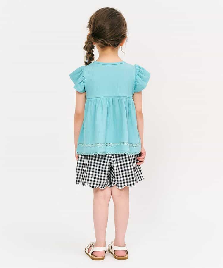 Japanese children's clothing apres les cours fruit pattern embroidered top 80-140cm girls summer TOPS