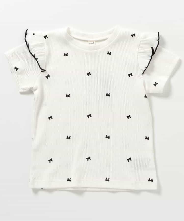 Japanese children's clothing apres les cours lace sleeve top 80-140cm girls summer TOPS