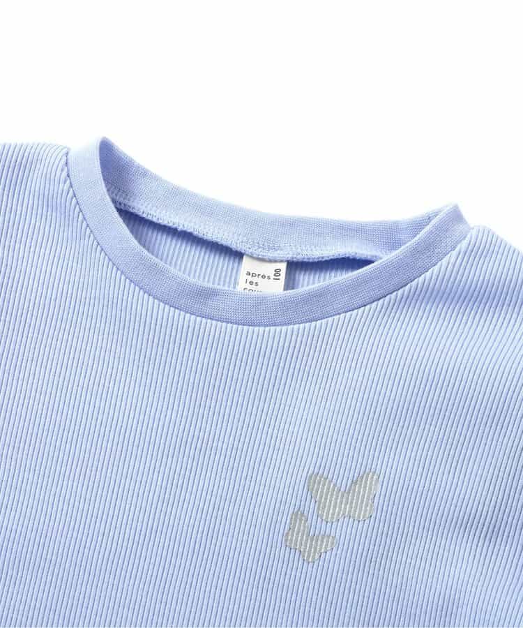 Japanese children's clothing apres les cours lace sleeve top 80-140cm girls summer TOPS