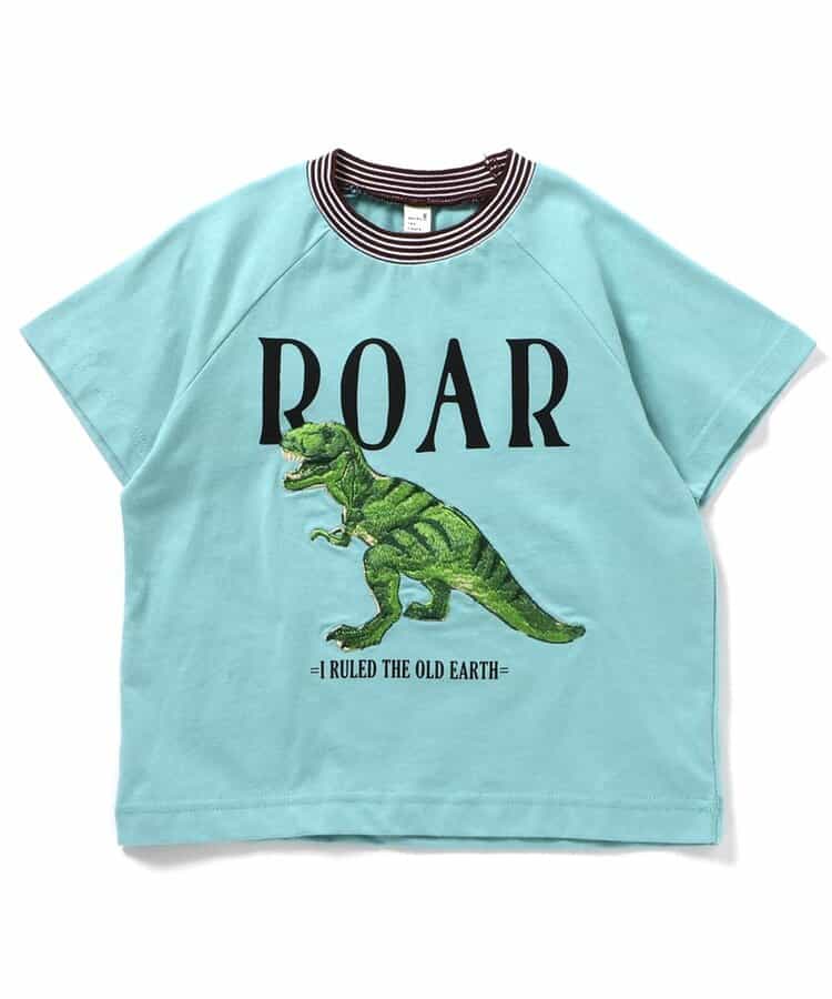 日本童裝 apres les cours 恐龍與消防車圖案刺繡上衣 80-130cm 男童款 夏季 TOPS