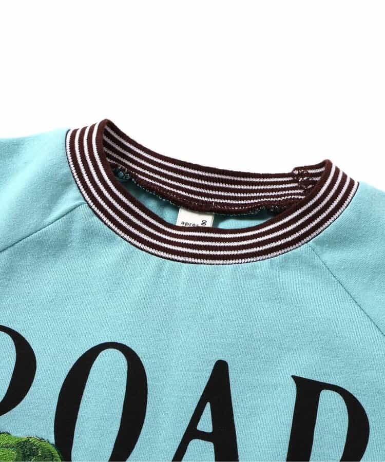 日本童裝 apres les cours 恐龍與消防車圖案刺繡上衣 80-130cm 男童款 夏季 TOPS