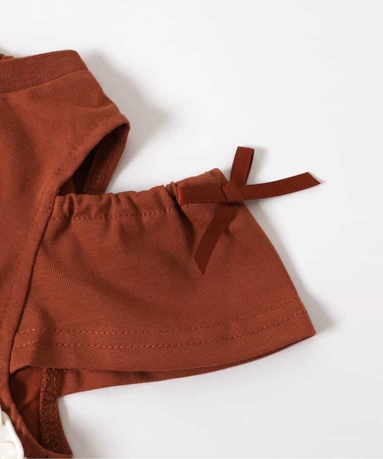Japanese children's clothing apres les cours contact cool water absorption quick-drying off-the-shoulder patchwork top 80-140cm girls summer TOPS