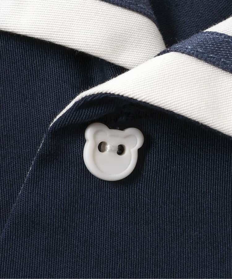 Japanese children's clothing apres les cours × tiny bear sailor-style shirt 80-120cm boys' summer TOPS