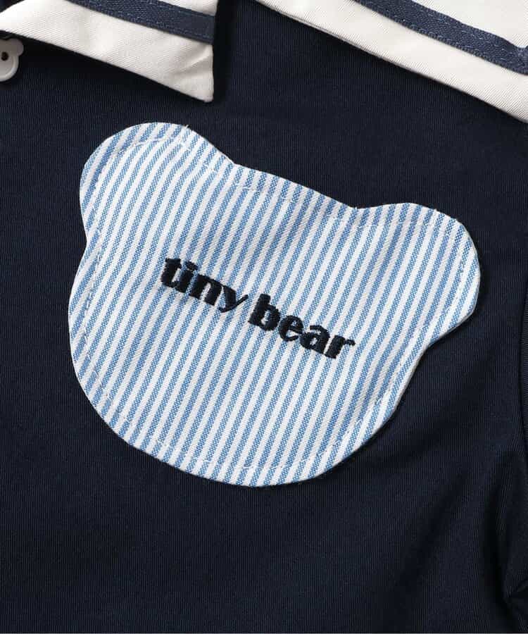 Japanese children's clothing apres les cours × tiny bear sailor-style shirt 80-120cm boys' summer TOPS