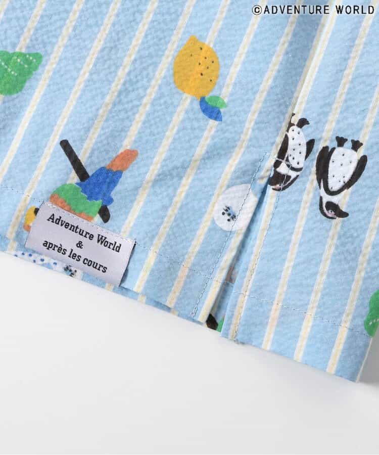 Japanese children's clothing apres les cours x Adventure World parent-child shirt ML adult summer TOPS