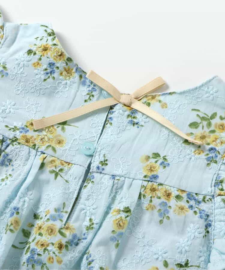 Japanese children's clothing apres les cours floral top 80-140cm girls summer TOPS