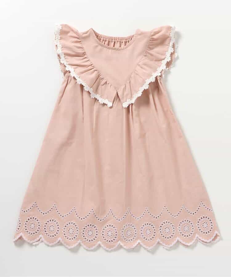 Japanese children's clothing apres les cours ruffled lace dress 80-140cm girls summer dresses