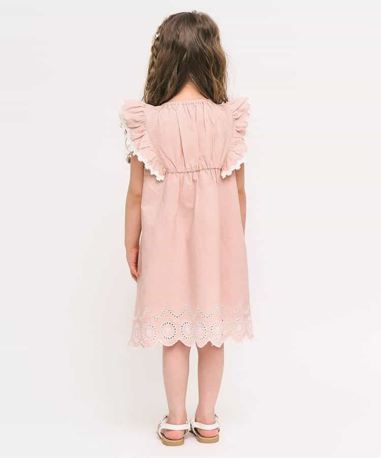 Japanese children's clothing apres les cours ruffled lace dress 80-140cm girls summer dresses