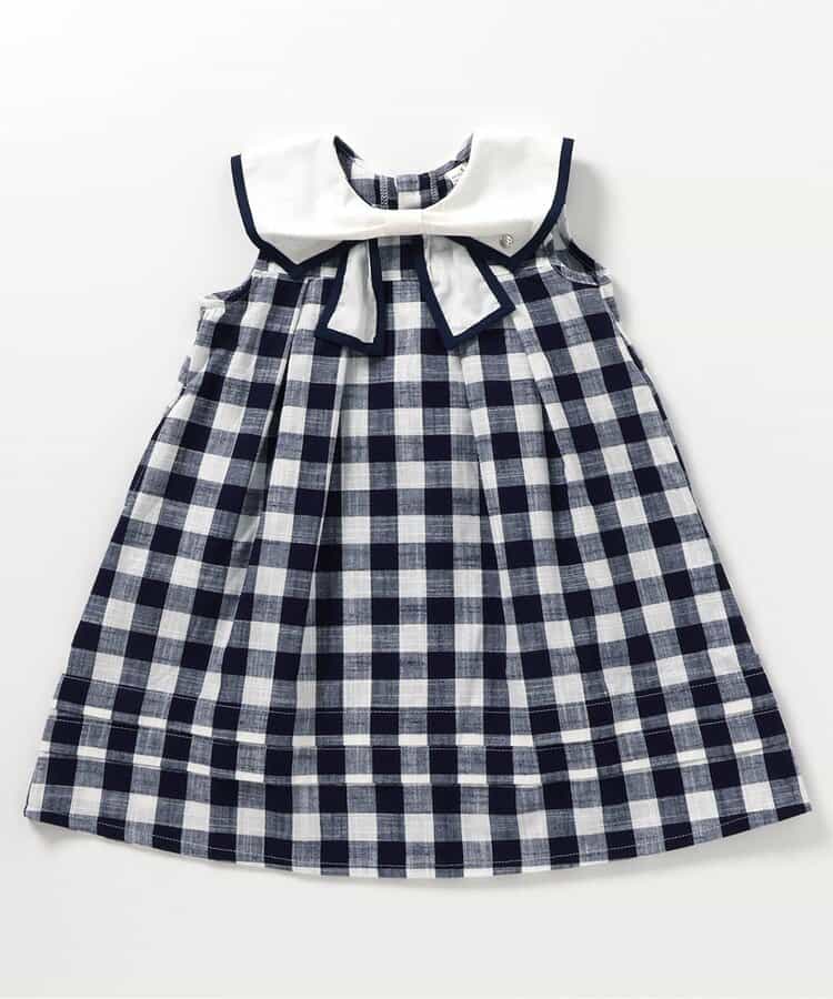 Japanese children's clothing apres les cours bow sailor style dress 80-140cm girls summer dresses
