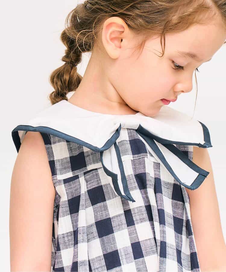 Japanese children's clothing apres les cours bow sailor style dress 80-140cm girls summer dresses