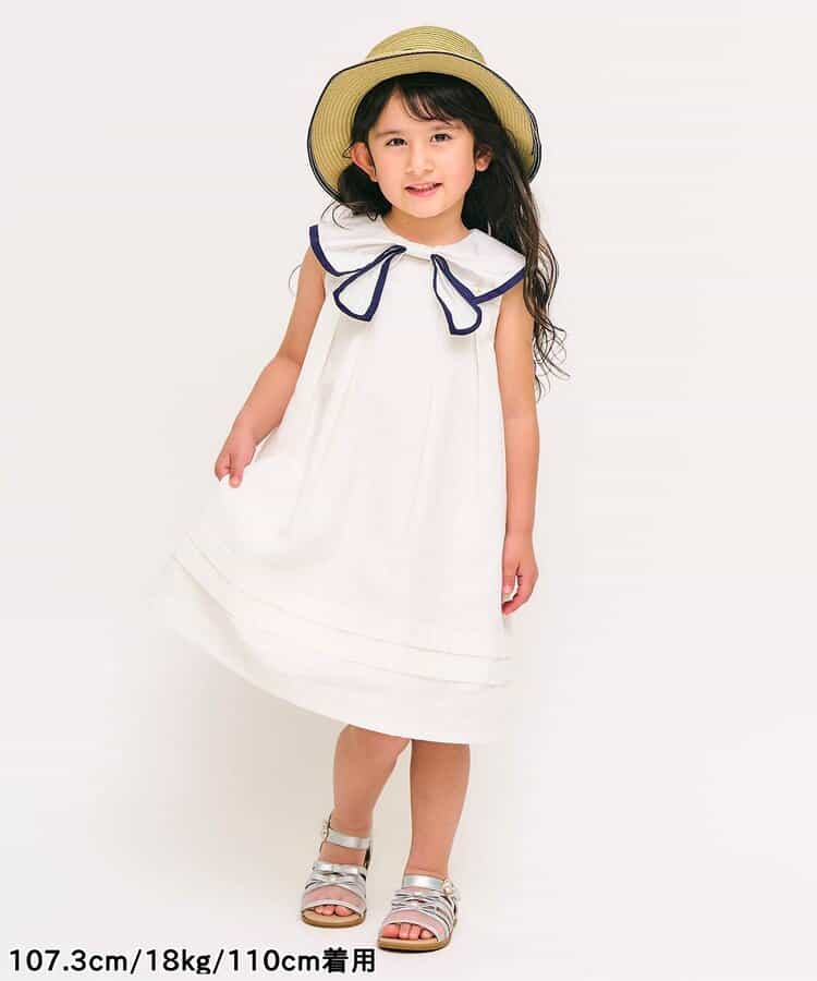Japanese children's clothing apres les cours bow sailor style dress 80-140cm girls summer dresses