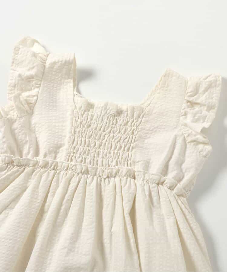 Japanese children's clothing apres les cours crochet heart and daisy embroidered dress 80-140cm girls summer dresses