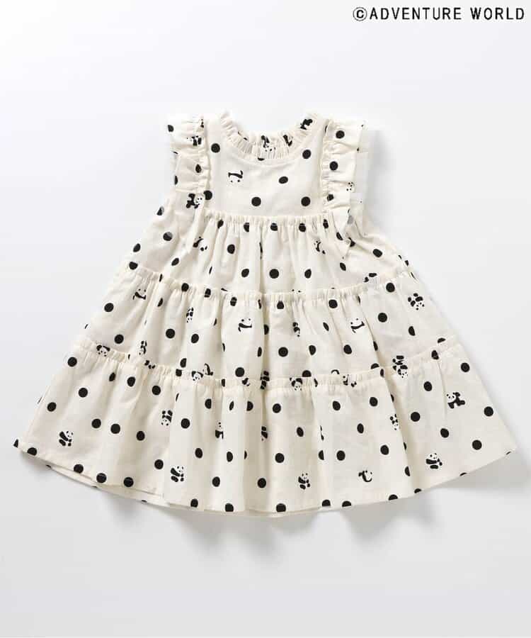 Japanese children's clothing apres les cours x Adventure World lace vest dress 80-130cm girls summer dresses