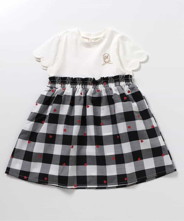 Japanese children's clothing apres les cours patchwork dress 80-140cm girls summer dresses