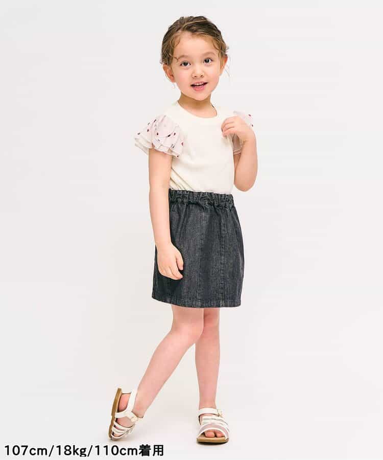 2Way Japanese children's clothing, two-piece bow skirt, 80-140cm, summer SKIRTS for girls