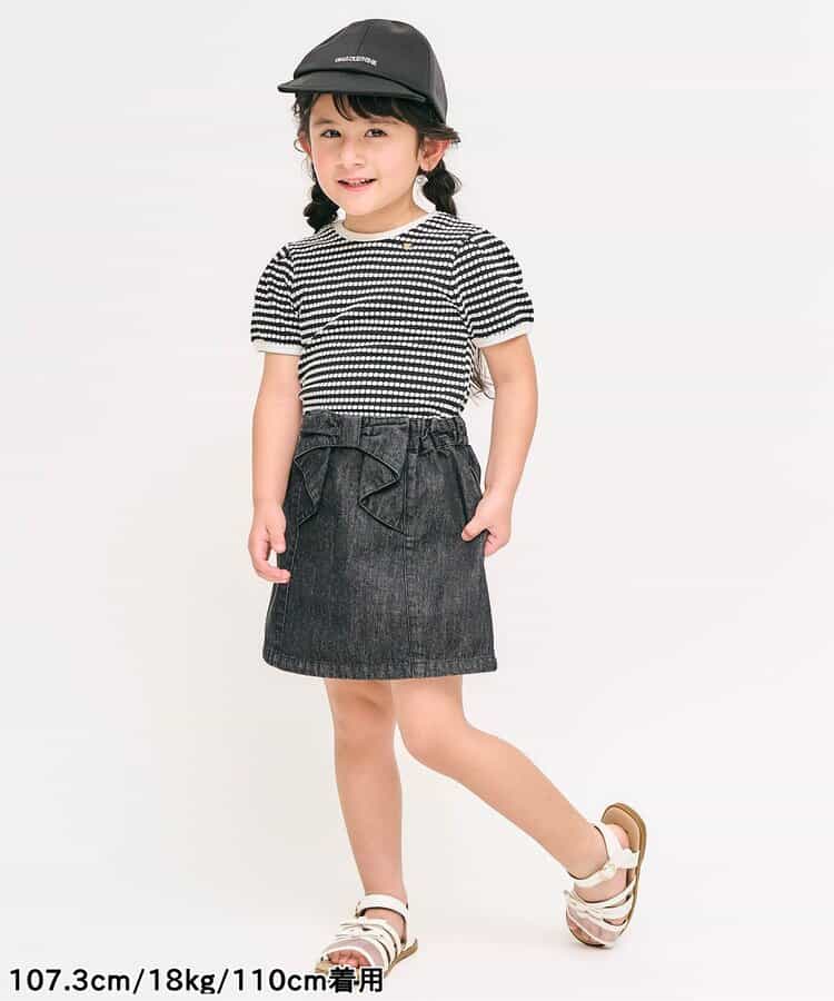 2Way Japanese children's clothing, two-piece bow skirt, 80-140cm, summer SKIRTS for girls