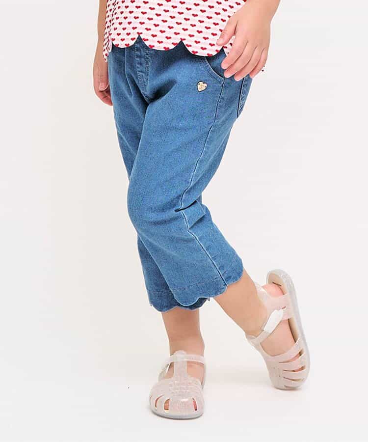 Japanese children's clothing apres les cours contact cool lace casual pants 80-140cm girls summer PANTS