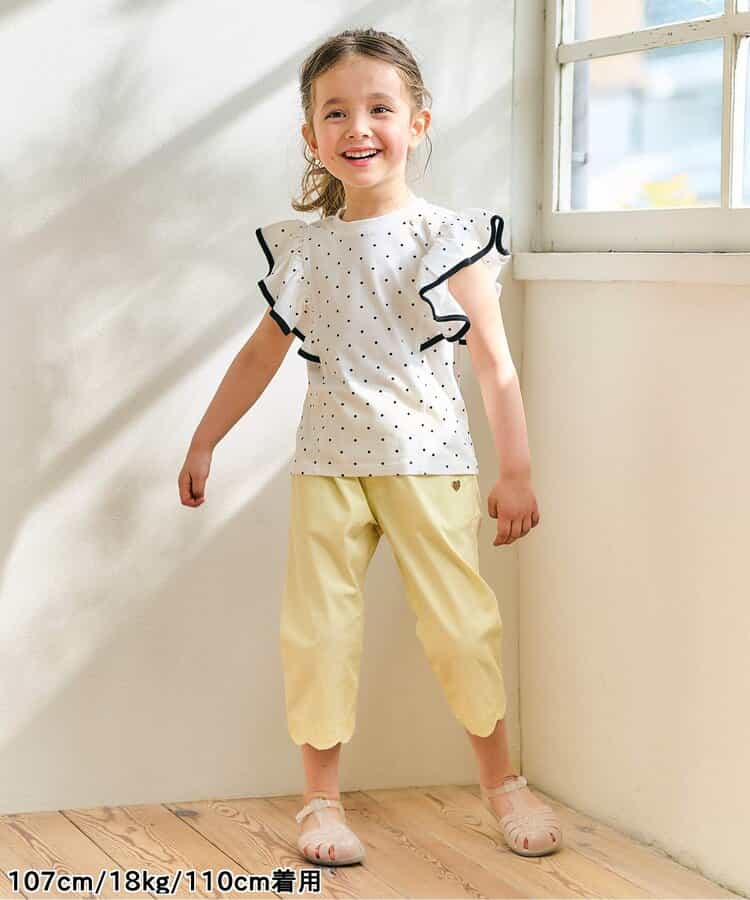 Japanese children's clothing apres les cours contact cool lace casual pants 80-140cm girls summer PANTS