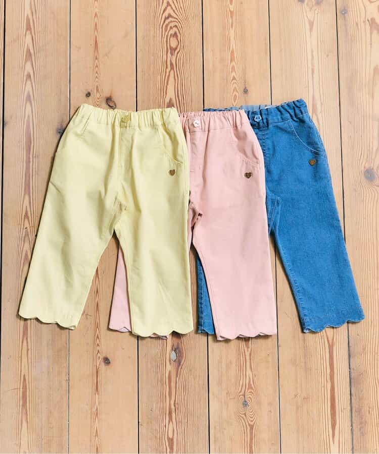 Japanese children's clothing apres les cours contact cool lace casual pants 80-140cm girls summer PANTS