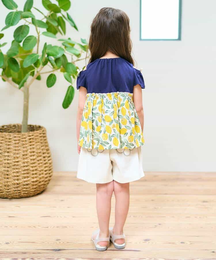 Japanese children's clothing apres les cours floral pocket shorts 80-140cm girls summer PANTS
