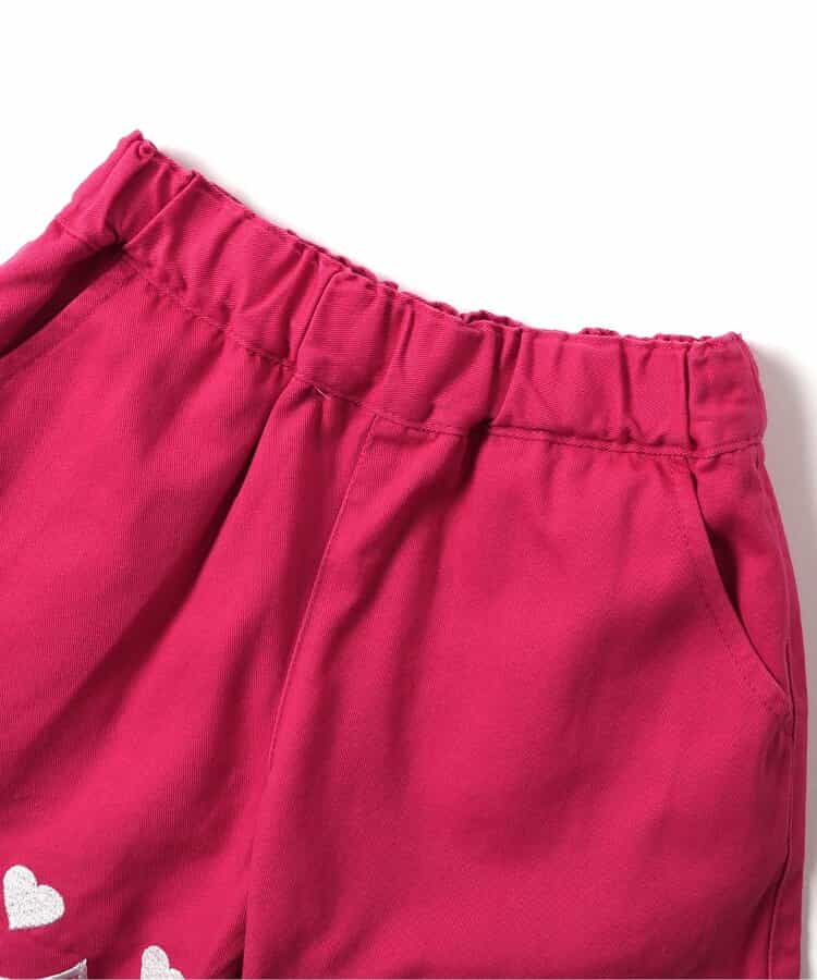 日本童裝 apres les cours 扇貝形下擺刺繡短褲 80-140cm 女童款 秋季 PANTS
