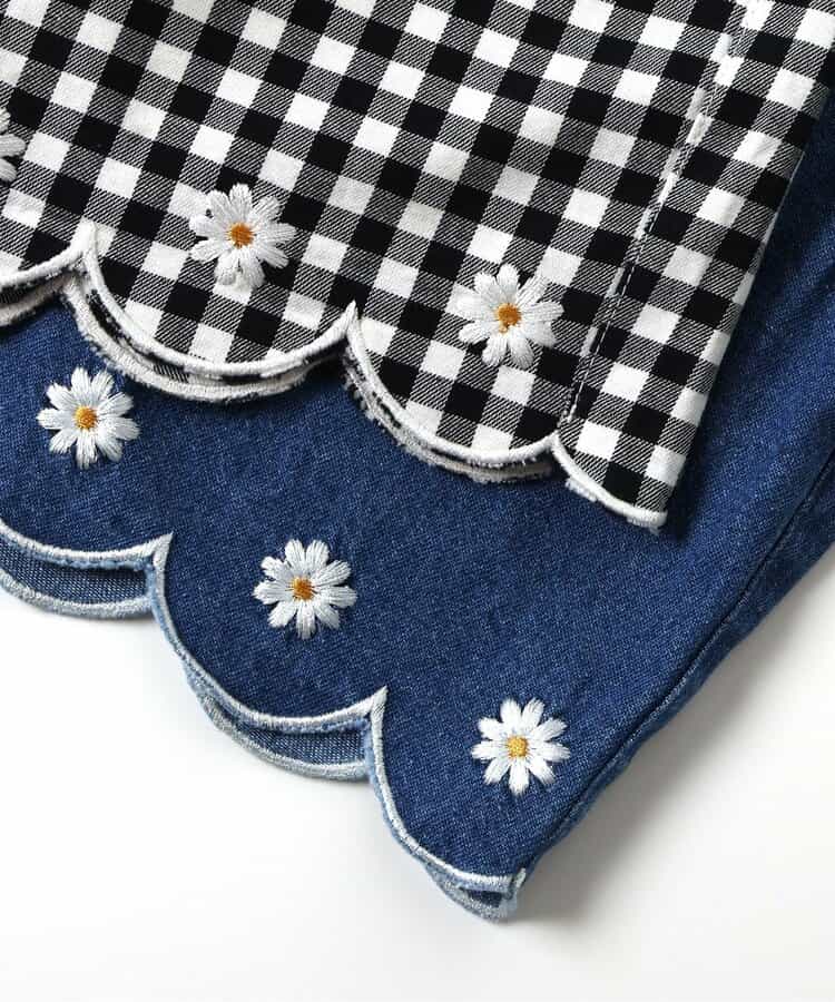 日本童裝 apres les cours 扇貝形下擺刺繡短褲 80-140cm 女童款 秋季 PANTS