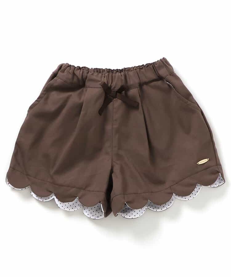 Japanese children's clothing apres les cours scalloped shorts 80-140cm girls summer PANTS