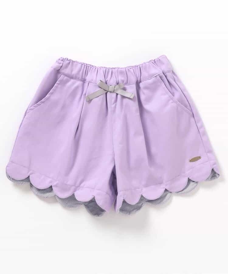 Japanese children's clothing apres les cours scalloped shorts 80-140cm girls summer PANTS