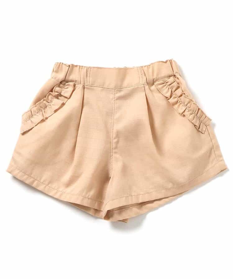 Japanese children's clothing apres les cours lace pocket shorts 80-140cm girls summer PANTS