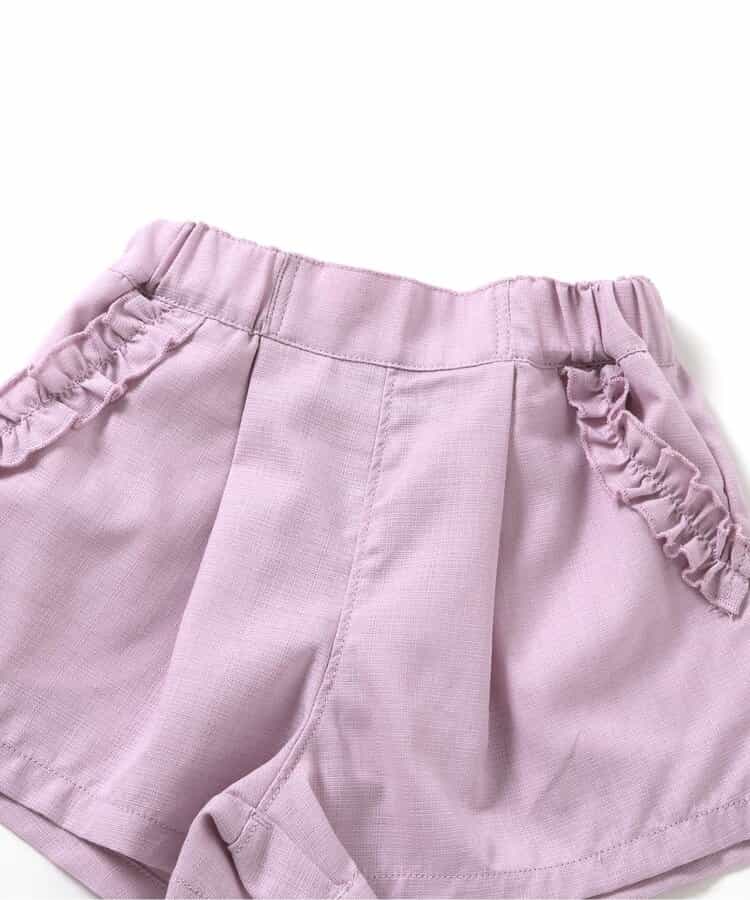 Japanese children's clothing apres les cours lace pocket shorts 80-140cm girls summer PANTS