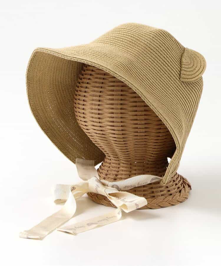 Apres les cours × tiny bear UV protection straw hat 48-52cm hat series