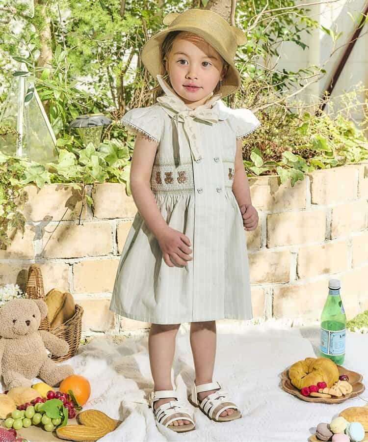 Apres les cours × tiny bear UV protection straw hat 48-52cm hat series
