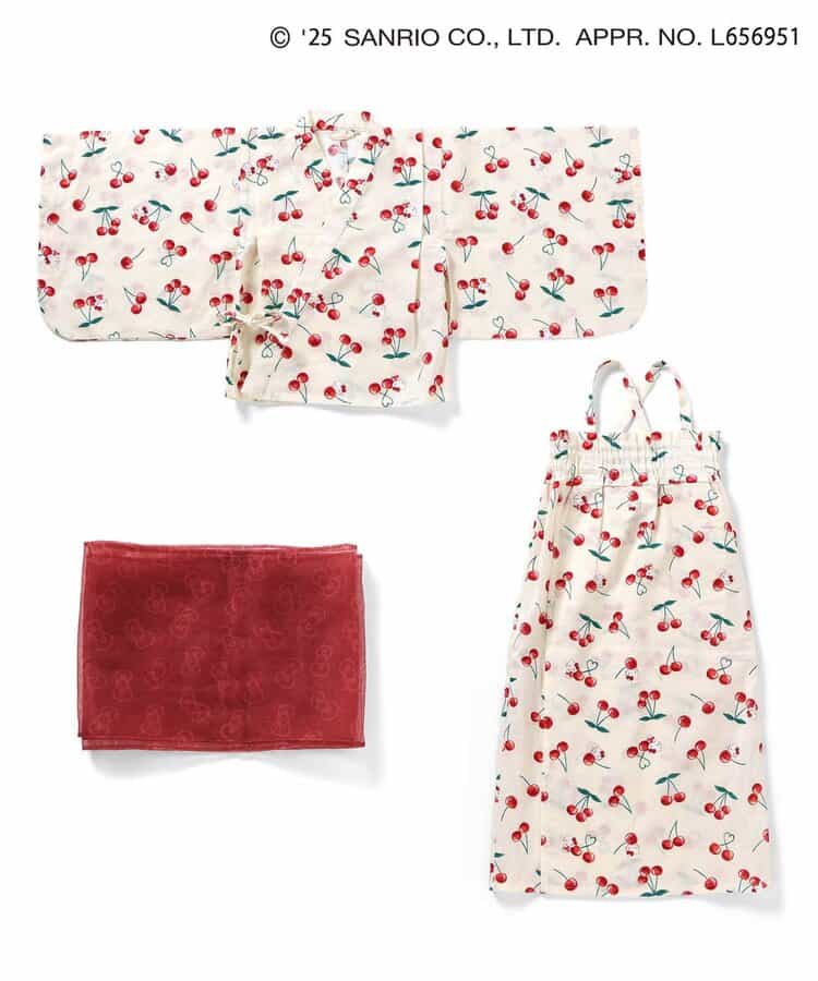 日本童裝 apres les cours x Sanrio Hello Kitty/Melody 浴衣 日本和服 100-150cm 女童款 春夏季 TOPS DRESSES 日本夏祭慶典特輯