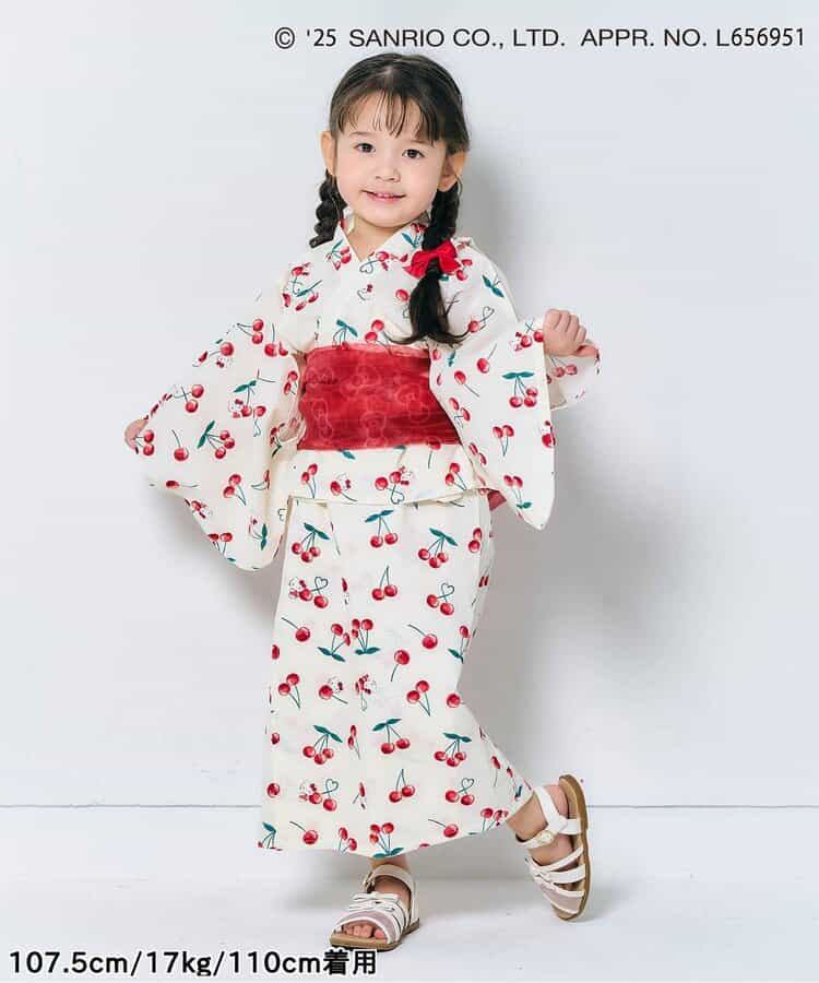 日本童裝 apres les cours x Sanrio Hello Kitty/Melody 浴衣 日本和服 100-150cm 女童款 春夏季 TOPS DRESSES 日本夏祭慶典特輯