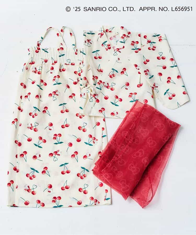 日本童裝 apres les cours x Sanrio Hello Kitty/Melody 浴衣 日本和服 100-150cm 女童款 春夏季 TOPS DRESSES 日本夏祭慶典特輯