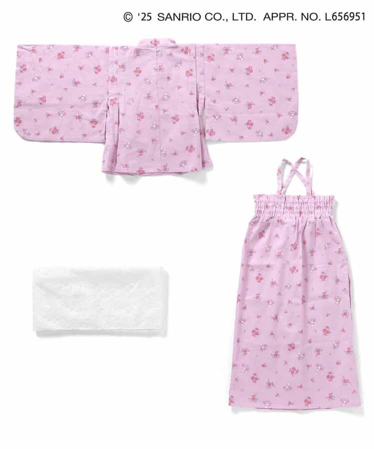 日本童裝 apres les cours x Sanrio Hello Kitty/Melody 浴衣 日本和服 100-150cm 女童款 春夏季 TOPS DRESSES 日本夏祭慶典特輯