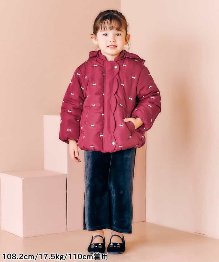 日本童裝 apres les cours 花邊刺繡夾棉外套 80-140cm 女童款 秋季 (適合初秋、香港平均溫度、寒冷天氣、溫度低天氣)OUTERWEAR
【日本預售:2025年10月下旬】聖誕紅/新年紅