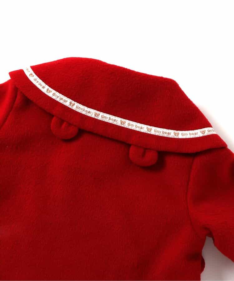 日本童裝 apres les cours x tiny bear 小熊水手外套 80-120cm 男童款/女童款 秋季 (適合初秋、香港平均溫度、寒冷天氣、溫度低天氣)OUTERWEAR 聖誕紅/新年紅