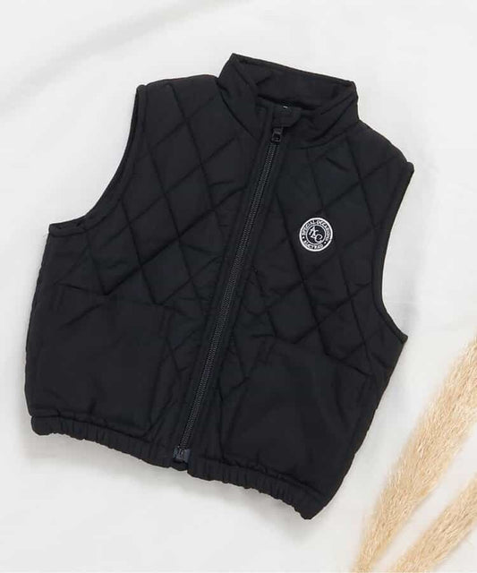 日本童裝 apres les cours 絎縫背心外套 80-130cm 男童款 秋季 (適合初秋、香港平均溫度)OUTERWEAR