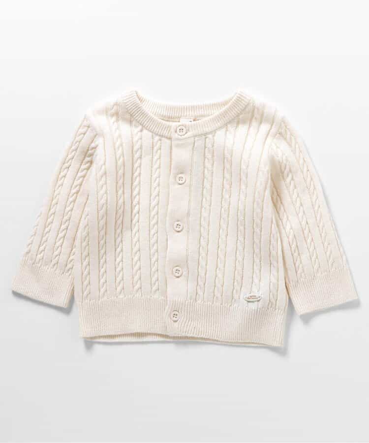 日本童裝 apres les cours 針織外套 70-80cm 女童款 秋季 初生嬰兒 OUTERWEAR