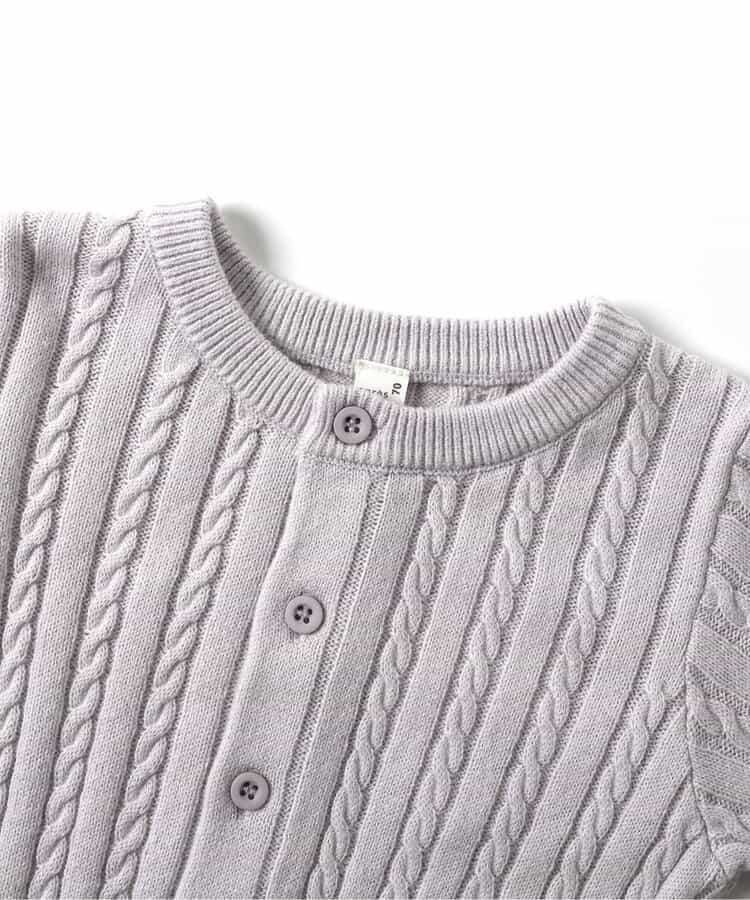 日本童裝 apres les cours 針織外套 70-80cm 女童款 秋季 初生嬰兒 OUTERWEAR