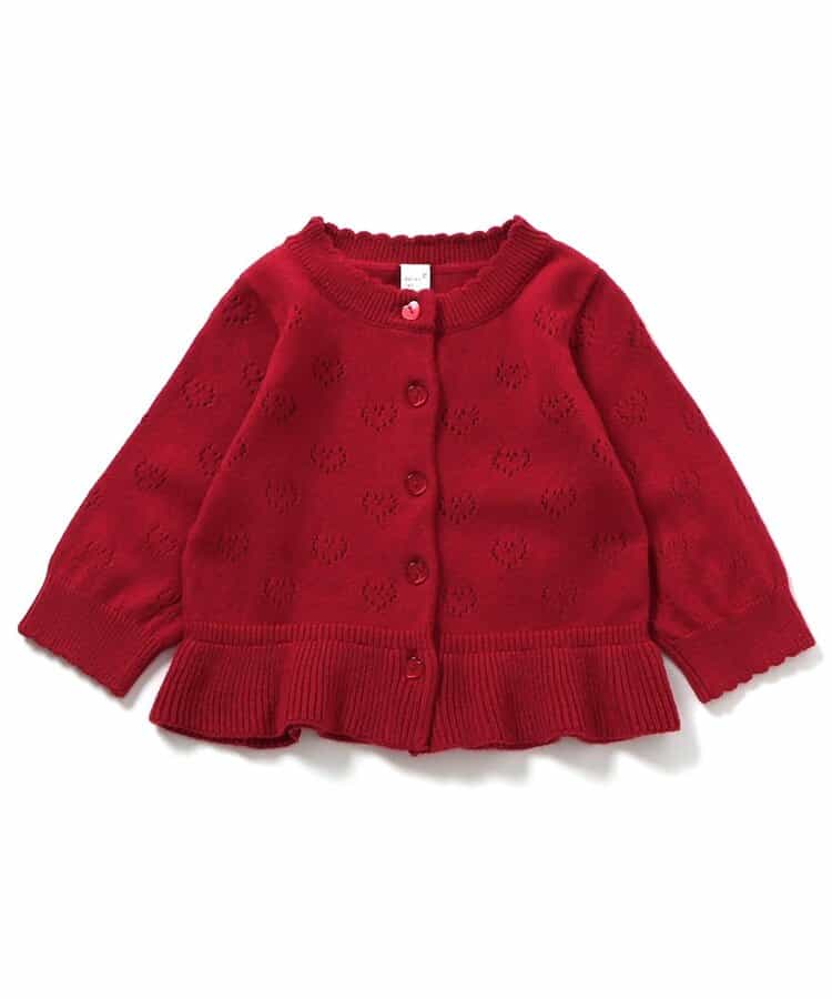 日本童裝 apres les cours 針織外套 70-80cm 女童款 秋季 初生嬰兒 OUTERWEAR